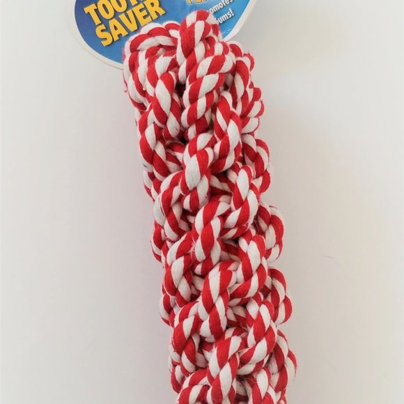 Dog Holiday Stocking Stuffed with Goodies Red Paw Shaped Holiday Dog Gifts - Picture 3 of 8